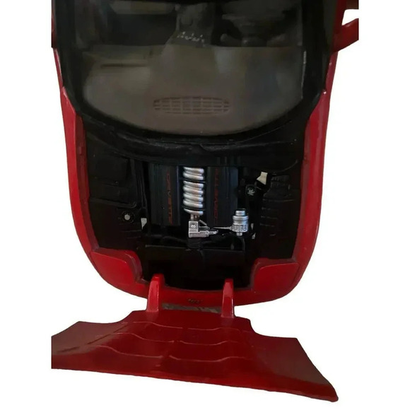 WELLY 1999 Red Chevrolet CORVETTE Convertible #2111 Model Car 1:18 - Picture 7 of 9